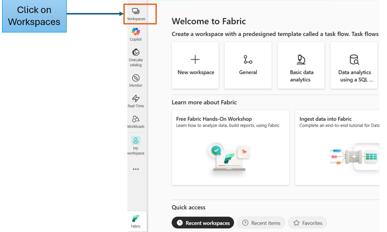 Workspaces Structure Fabric F2 Capital Markets DataHub – Microsoft Fabric Documentation